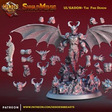 swapmini 6 - ul'gadon demon store devil hell modular dnd swap incubus 3d print model - Mito3D
