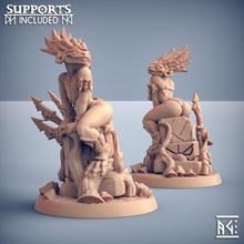 krakia - swamp gurunda beauty fantasy pinup store dragons dungeons mini rpg miniature tabletop frog supports wargame dnd ttrpg artisan guild presupported supported bullywugs 3d print model - Mito3D