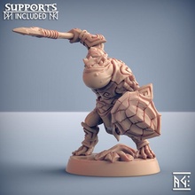 swamp gurunda - modular store dragons dungeons fantasy mini rpg miniature tabletop frog supports wargame dnd bullywug ttrpg artisan guild presupported supported 3d print model - Mito3D