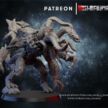 chaos1 creature 1 support ready store dragons dungeons fantasy warhammer hammer wargame dnd pathfinder 3d print model - Mito3D