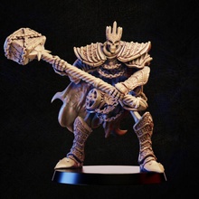 géant squelette Roi boutique patron Chevalier chef monstre rpg Mort vivant guerrier miniature table jeu guerre militaire 3d print model - Mito3D