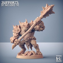 bull gurunda - modular store dragons dungeons fantasy mini rpg miniature tabletop frog supports wargame dnd ttrpg artisan guild swamp presupported supported bullywugs 3d print model - Mito3D