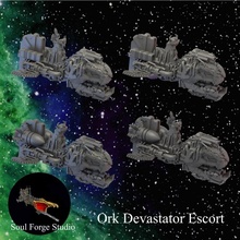 ork devastator escort store orc bfg 3d print model - Mito3D