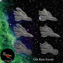 ork ram escort store orc bfg 3d print model - Mito3D