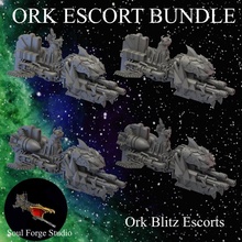 ork escort bundle store orc bfg 3d print model - Mito3D