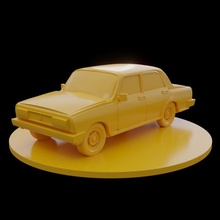 araba komik Ulaşım Nisan aptallar 3d print model - Mito3D