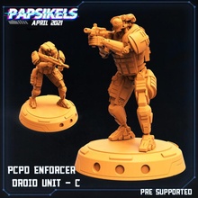 pcpd exécuteur droïde unité mech police droïdes écraser 3d print model - Mito3D