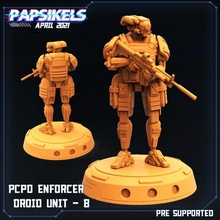 pcpd enforcer droide unità legge mech polizia swat 3d print model - Mito3D