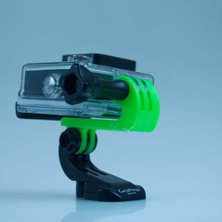 gopro perfil montaje gadgets electrónica monte accesorios 3D print model - Mito3D