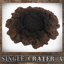 single crater blast craters terrain set store fantasy miniatures rpg wargaming warhammer supportless dnd ageofsigmar terrainify 3d print model - Mito3D