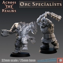 orc specialists gaming tabletop dnd5e 3d print model - Mito3D