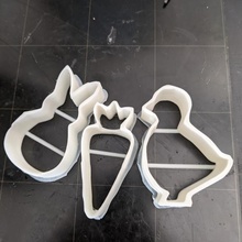 easter cookie cutters cutter 3d print model - Mito3D