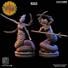 naga guerriers boutique 3d print model - Mito3D