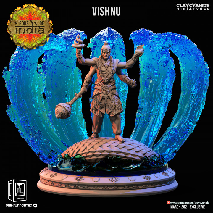 Vishnu mağaza 3D print model - Mito3D