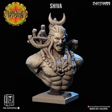 shiva busto Tienda 3d print model - Mito3D