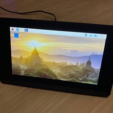 lampone pi ufficiale 7 toccare schermo allegato Astuccio guaina 3d print model - Mito3D