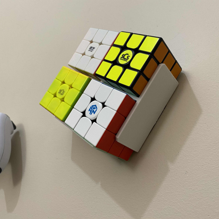 Rubiks Würfel Mauer montieren Puzzle Speedcube 3D print model - Mito3D