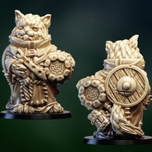 cat monk store game miniature boardgame tabletop dnd 3d print model - Mito3D