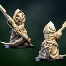 tabletop miniature cat death game mini character boardgame dnd 3d print model - Mito3D
