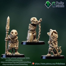 tabletop miniatures cat undead skeletons set store game mini skeleton character miniature death boardgame creatures dnd necromancy 3d print model - Mito3D