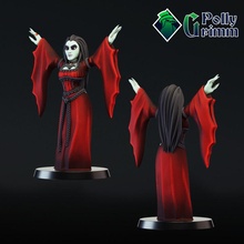 tabletop miniature vampire lady fantasy game girl mini monster character boardgame dnd 3d print model - Mito3D