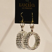 parametric earring 10103 jewellery earrings 3d print model - Mito3D
