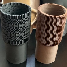 organizando tazas ajuste azur película carretes organizar vase mode paint brush azure film 3d print model - Mito3D