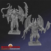 hq gargoyle demon hero tabletop daemon dungeon quest monstrous greater heroquest encounters oldhammer bloodthirster warhammr 3d print model - Mito3D