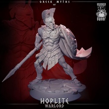 hoplita Grécia grego personagem 3d print model - Mito3D