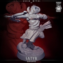 satyr archer greece greek 3d print model - Mito3D