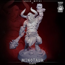 Minotaur köle Yunanistan Yunan 3d print model - Mito3D
