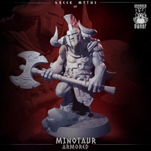 Minotauro blindado loja Grécia grego 3d print model - Mito3D