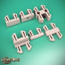 dragon's rest magnetic clip magnet dragonsrest drmc 3d print model - Mito3D