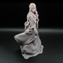 Dame lumière elfe femelle figurine sculpture femme personnage tolkien lotr Seigneur Anneaux fanart elfique galadriel 3d print model - Mito3D