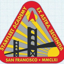 étoile randonnée Starfleet académie badges 3d print model - Mito3D