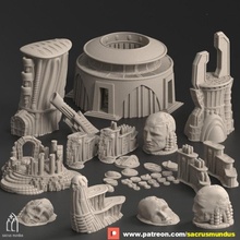 Oregon yabancı sanctum 3d baskı tasarımlar paket zenomorf bilimkurgu kalıntılar arazi manzara savaş oyunları 40k baş star tapınak şakak mabet Warhammer savaşlar yırtıcı heykeller Sözleşme lejyon 3d print model - Mito3D