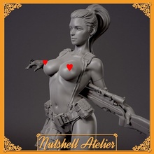 nutshell atelier - assassin type01 nsfw store art beautiful body elf fantasy female figure game girl sexy woman miniature nude naked breast pinup boob 3d print model - Mito3D