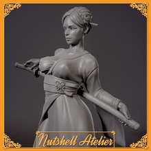 nutshell atelier - assassin type02 nsfw store art beautiful body elf fantasy female figure game girl sexy woman miniature nude naked bob breast pinup 3d print model - Mito3D