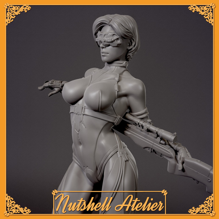 casca noz atelier assassino type03 nsfw loja arte lindo corpo duende fantasia fêmea figura jogos menina sexy mulher miniatura nu seio peito 3D print model - Mito3D