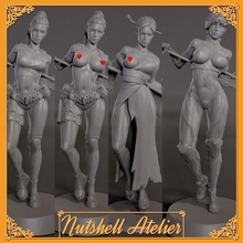 nutshell atelier - assassin type01 02 03 nsfw store art beautiful body elf fantasy female figure game girl sexy woman miniature nude naked assassin breast pinup boob atelier nutshell