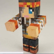 minecraft blank character 3d print model - Mito3D