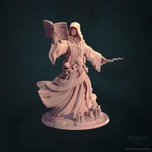 cultist mage book dragons dungeons fantasy rpg wizard cult evil roleplaying tabletop warlock dnd sorcerer eldritch summoner harbinger tome 3d print model - Mito3D