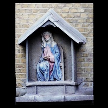 wilfred street virgin mary statue scan london sculpture 3dprintable virginmary 3d print model - Mito3D