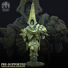 brother silence - bust toys & games boss dark epic fantasy head pyramid guardian pyramidhead 3d print model - Mito3D