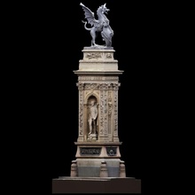 templo bar monumento escanear continuar Londres escultura 3dprintable 3d print model - Mito3D