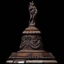 st sepulchre's font cover scan london 3dprintable sepulchre 3d print model - Mito3D