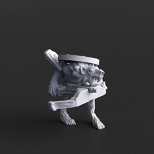 ratfolk balestra 04 pre supported giocattoli Giochi skaven 3d print model - Mito3D