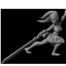 bai gu jing poz 2 Kadın kılıç oyuncaklar oyunlar dnd yol bulucu don Wukong pre supported pitfighter bloodyswordminiatures 3dprintingpro 3d print model - Mito3D