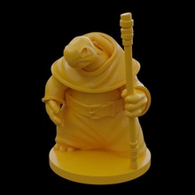 tortiller clerc jouets Jeux moine tortue sorcier mage ermite 3d print model - Mito3D