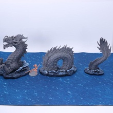 water dragon sea serpent - bai longma toys & games dnd pathfinder frostgrave wukong pre-supported pitfighter bloodyswordminiatures 3dprintingpro 3d print model - Mito3D